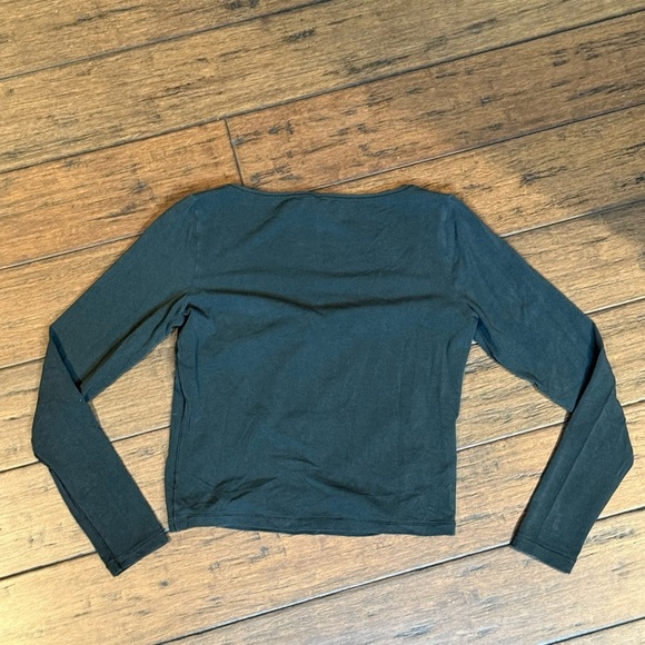 SKIMS Vintage Long Sleeve Scoop Neck top size L - Picture 2 of 7